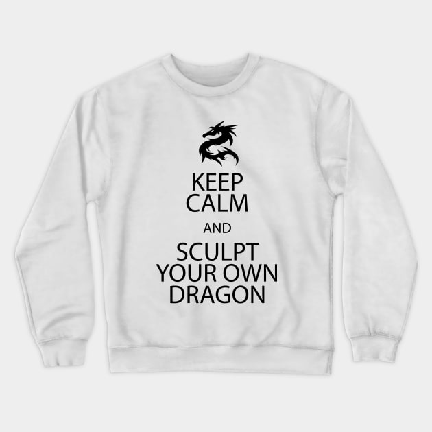 Sculpt your own Dragon! Farseer Triology Robin Hobb Crewneck Sweatshirt by Yellowkoong